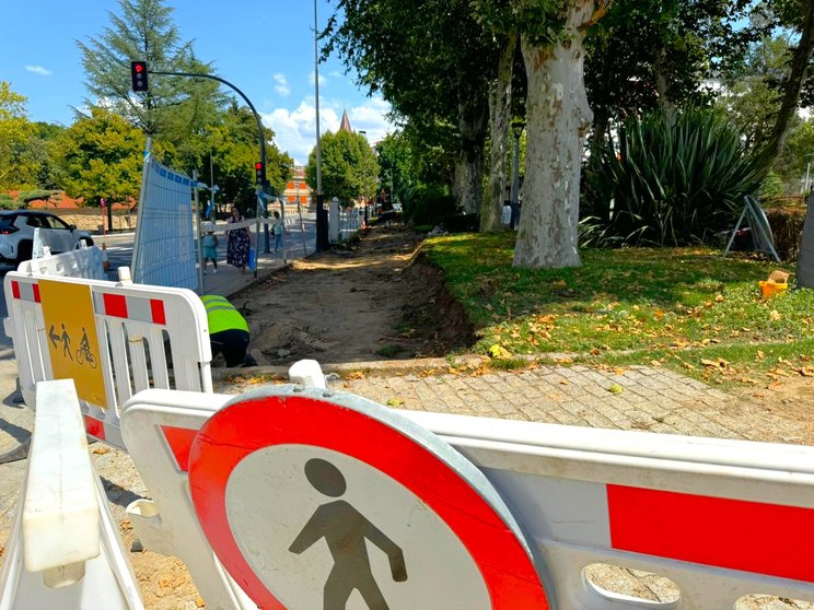 Obras e estado do Parque Antonio Faílde