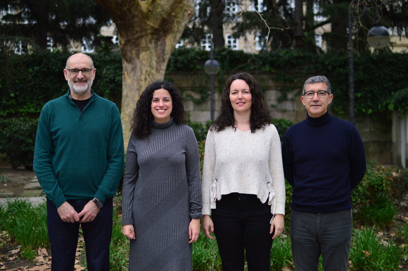 Secundino Fernández, Noa Presas, Sonia Vidal e Iago Tabarés