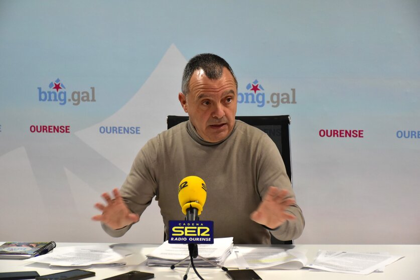 Xosé Manuel Puga, concelleiro do BNG de Ourense e deputado provincial do BNG na Deputación Ourense