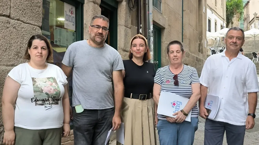 Grupo provincial BNG Ourense e membros plataforma covid persistente