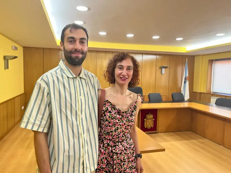 Breixo Fern&aacute;ndez e Luc&iacute;a Gonz&aacute;lez