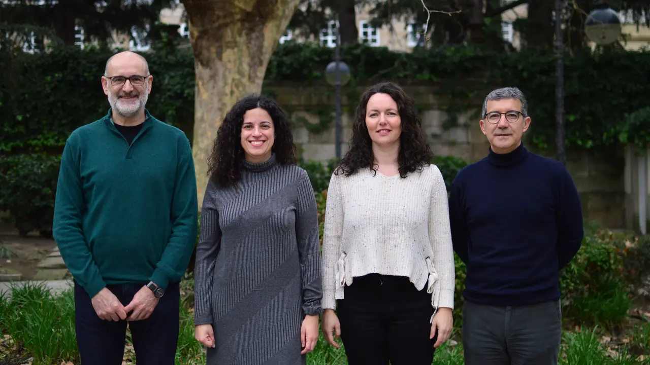 Secundino Fern&aacute;ndez, Noa Presas, Sonia Vidal e Iago Tabar&eacute;s