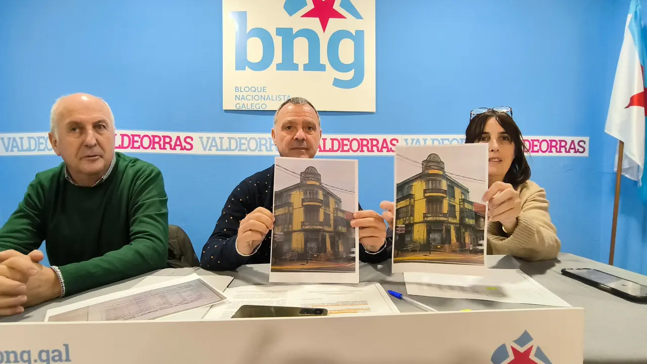 Roberto Quiroga, Xos&eacute; Manuel Puga e Mar&iacute;a Albert