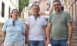 Grupo provincial do BNG na deputaci&oacute;n de Ourense Mar&iacute;a Mangana, Xos&eacute; Manuel Puga, Bernardo Varela