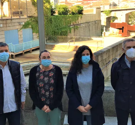 Iago Tabar&eacute;s, Rhut Reza, Noa Presas e Luis Seara