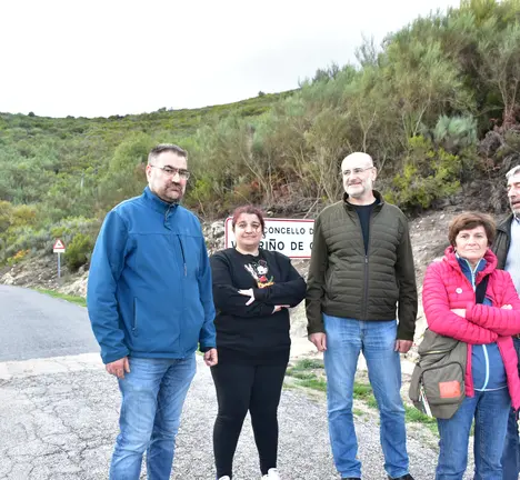 Bernardo Varela e Secundino Fern&aacute;ndez en Viana do Bolo
