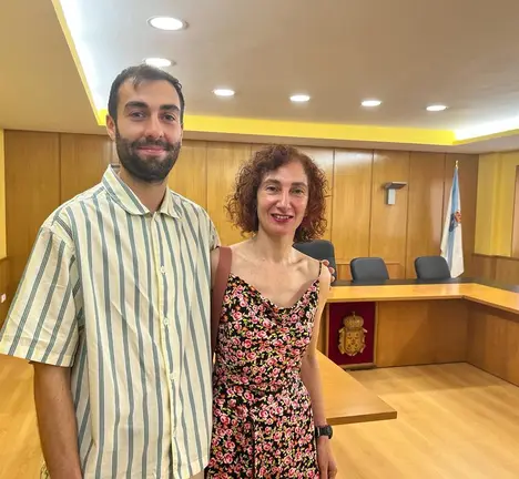 Breixo Fern&aacute;ndez e Luc&iacute;a Gonz&aacute;lez