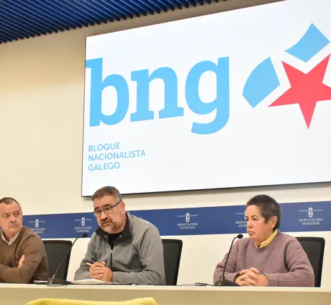 Xose Manuel Puga, Bernardo Varela e Mar&iacute;a Mangana