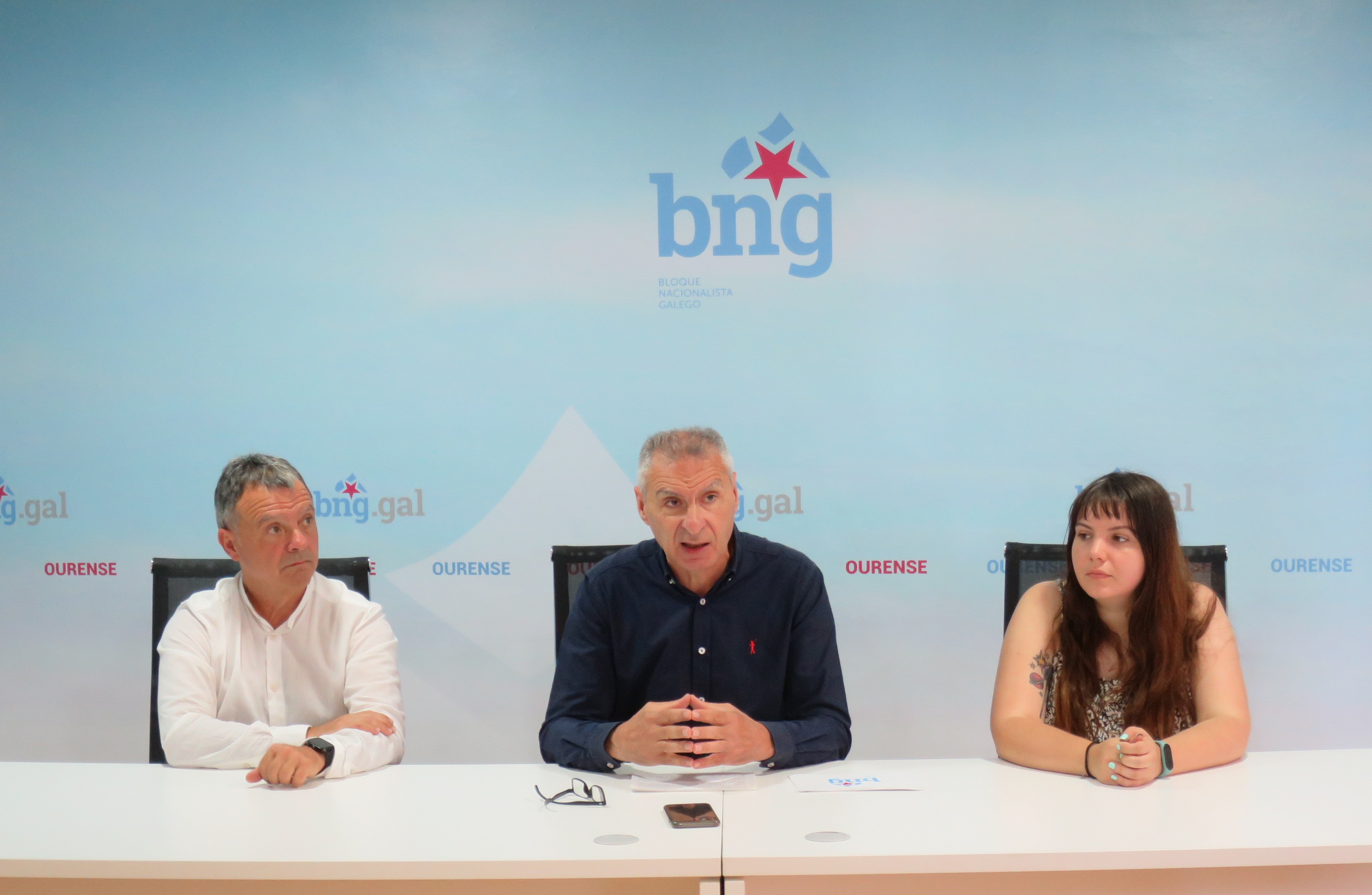Xosé Manuel Puga, Luís Seara e Erea Blanco