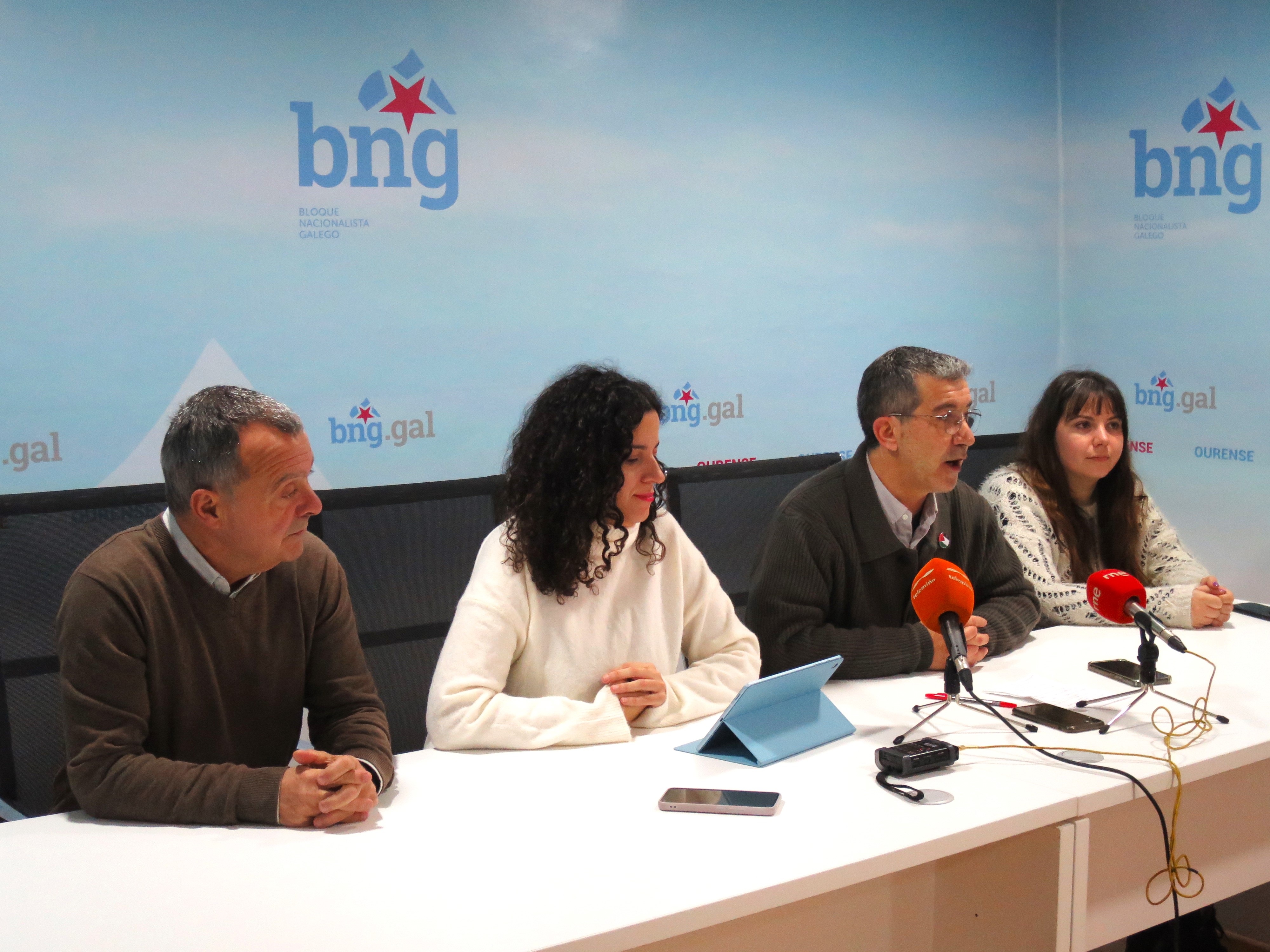Xosé Manuel Puga, Noa Presas, Iago Tabarés e Erea Blanco